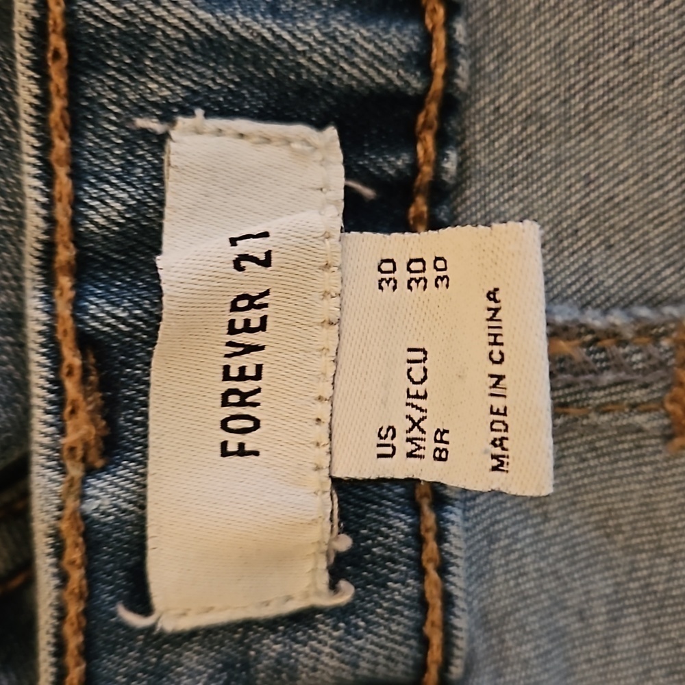 Forever 21 skinny Jean size 30 women jeans boyfriend blue jeans streetwear retro - Picture 15 of 16